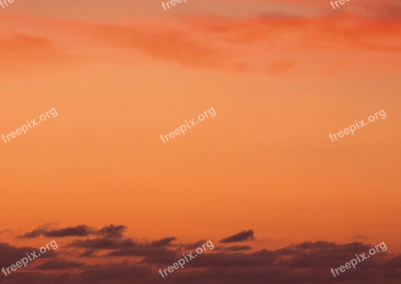 The Scenery Sunset Cloud Evening News Sky