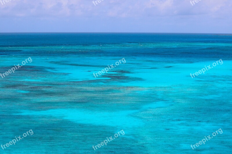 Blue Ocean Sea Water Tropical