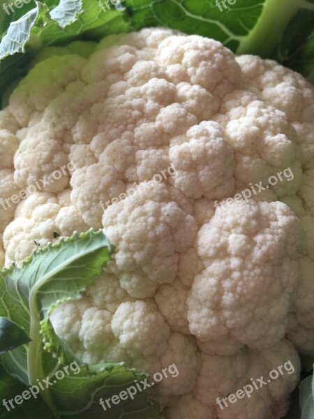 Cauliflower Healthy Vegetables Food Vitamins