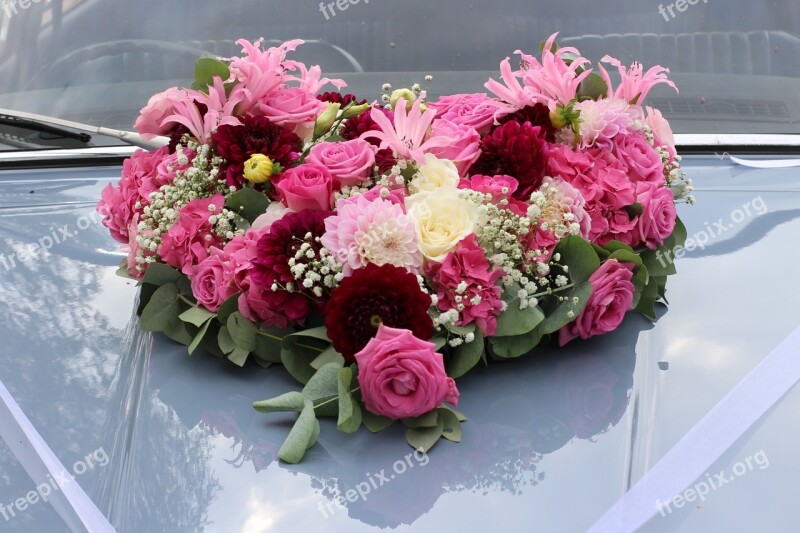 Wedding Floral Decorations Wedding Car Marriage Celebration