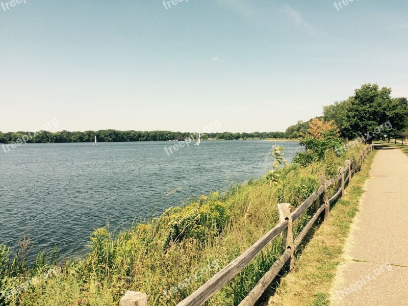 Lake Phalen Lake Saint Paul Minnesota Midwest