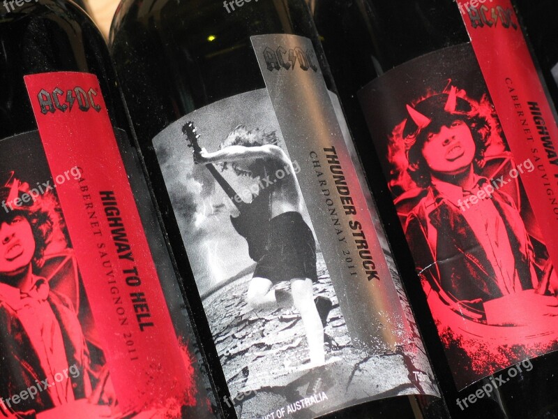 Ac Dc Wine Red Wine Marketing Alcohol