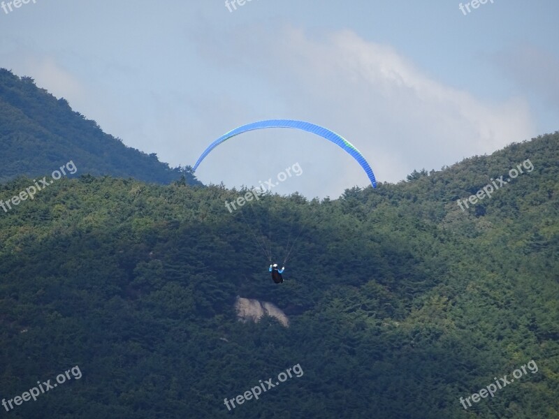 Paragliding Rainbow Nature Sport Free Photos