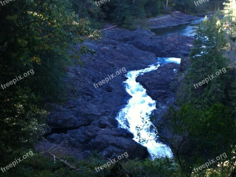 Vancouver Island British Columbia Campbell River Canada Elk Falls