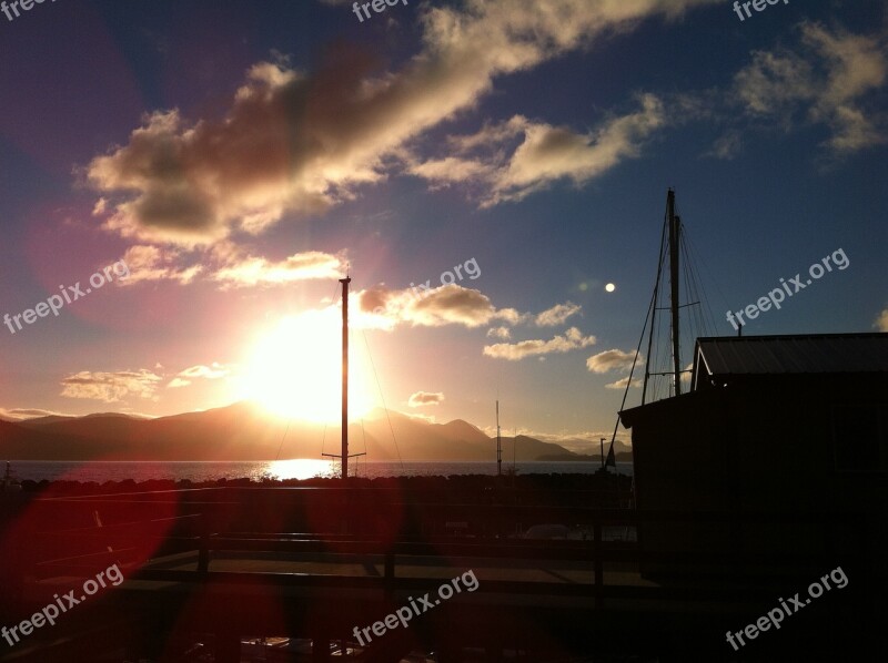 Sunrise Vancouver Island British Columbia Sayward Pacific Ocean