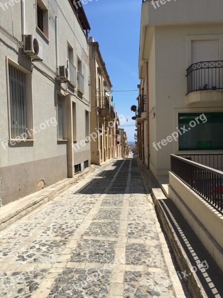 Pachino Sicily Viale Italy Road