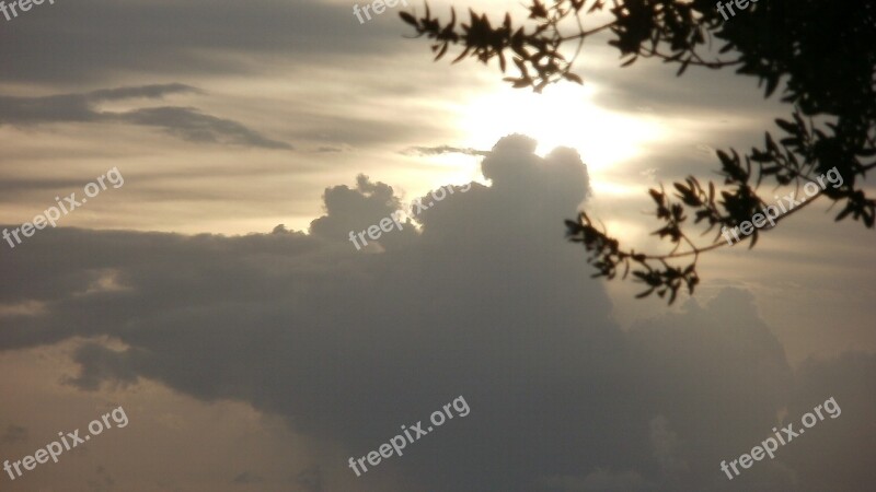 Dawn The Form Of Clouds Landscape Clouds Sky