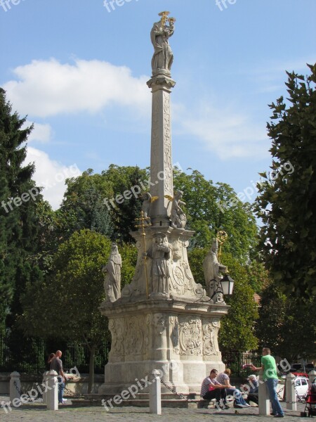 Trnava Slovakia Center Monument Tourists