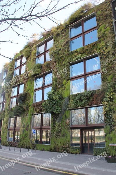 Vertical Garden Paris Monument Green Wall