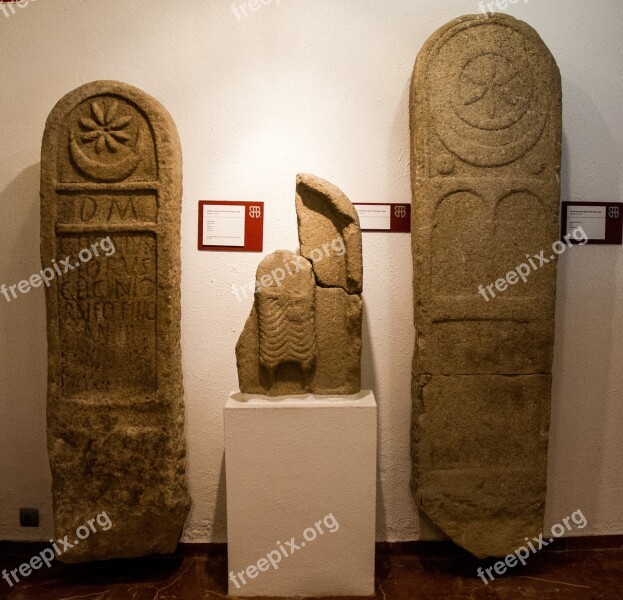 Stone Archaeology Castros Vigo Funerary Stele