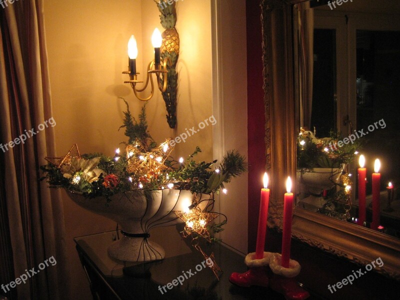 Christmas Romance Advent Shining Candle