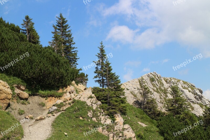 Clouded Sky Rock Clouds Sky Landscape