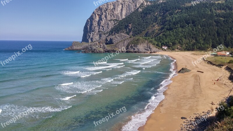 Beach Sea Cantabrico Free Photos