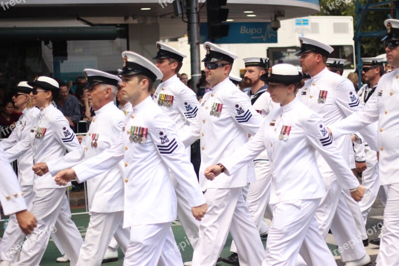 Parade Marching Navy Uniform Military