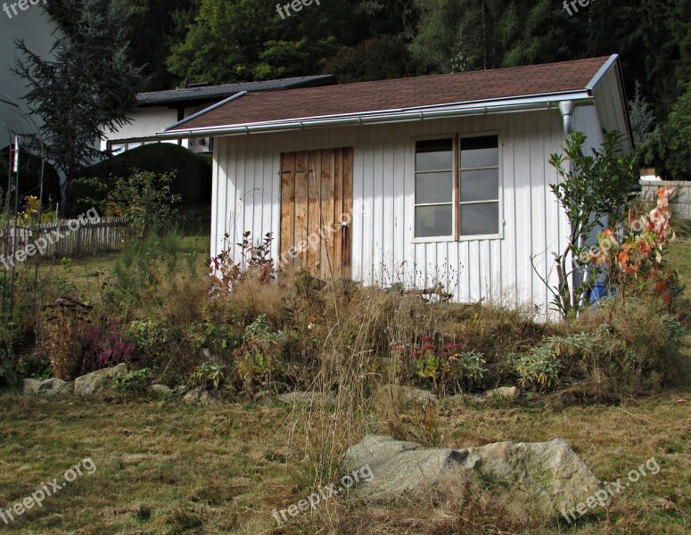 Garden Cottage Nature Romantic Autumn