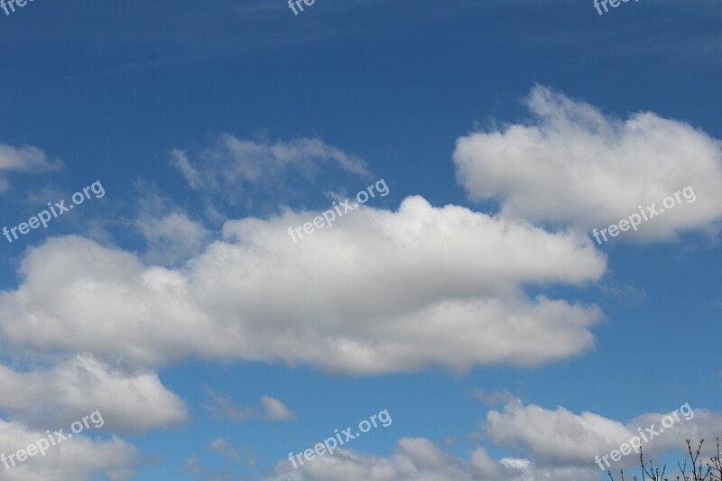 Sky Clouds Clouds Sky Blue White