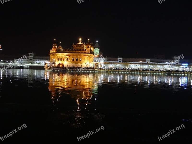 Travel Golden Temple Punjab Religious India