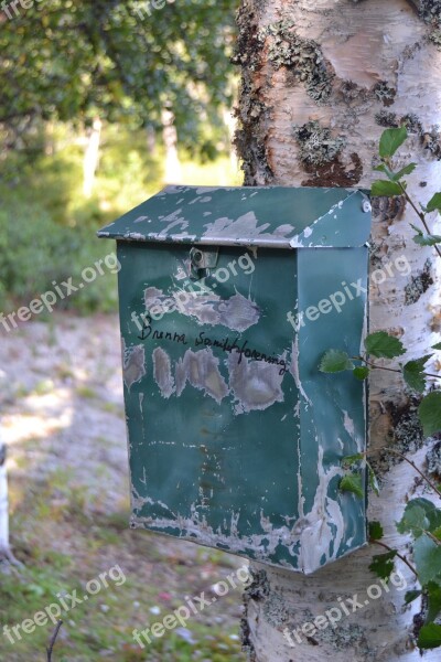 Norway Mailbox Rustic Old Antique