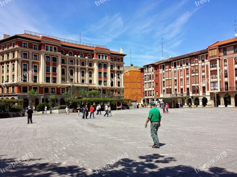 Barakaldo Vizcaya Euskadi Plaza Market Square