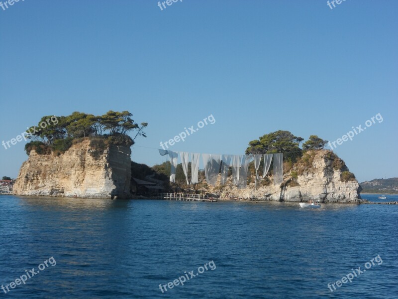 Cameo Island Zakynthos Greece Lake Great