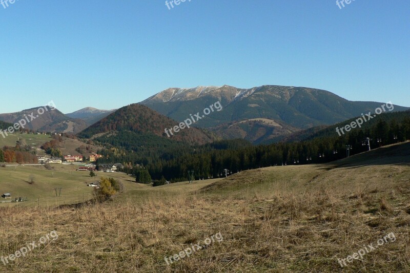 Slovakia Donovaly Mountains Low Tatras Mangy