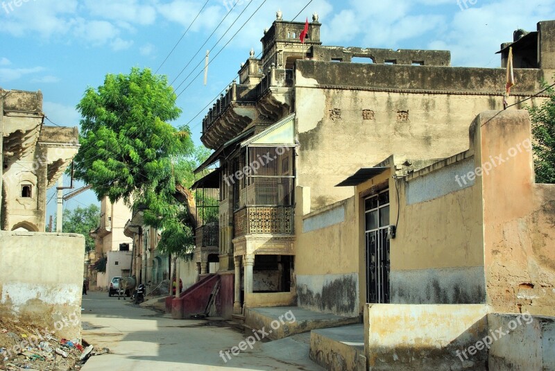 India Rajastan Shekawati Mandawa Architecture