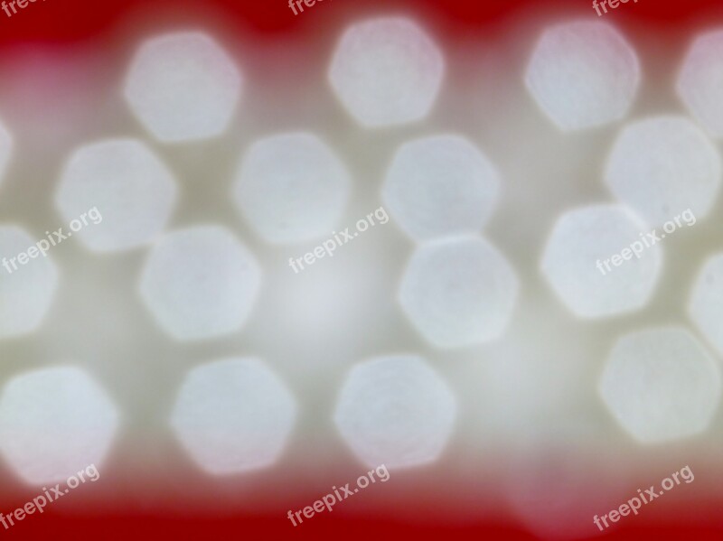 Bokeh Background White Balls Red