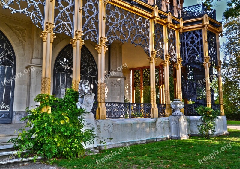 Castle Architecture Hluboka South Bohemia Monument