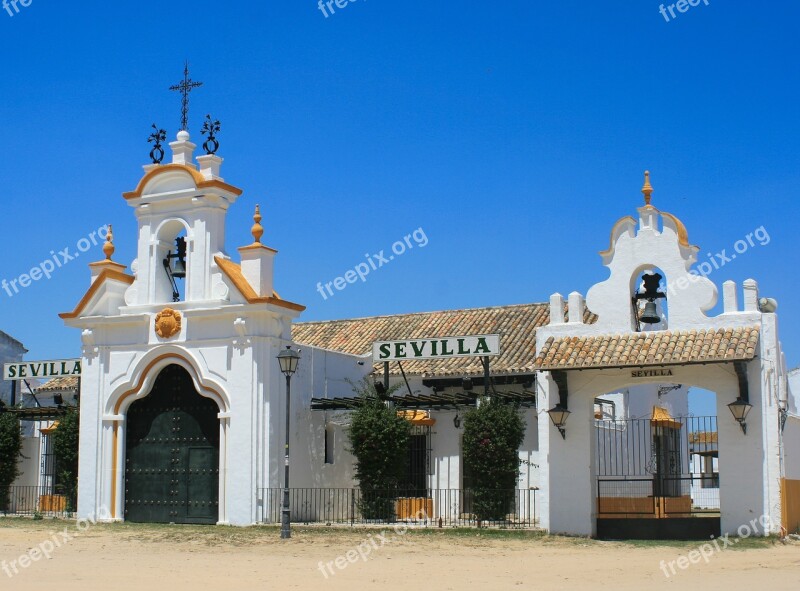 Spain Andalusia El Rocio City Spanish