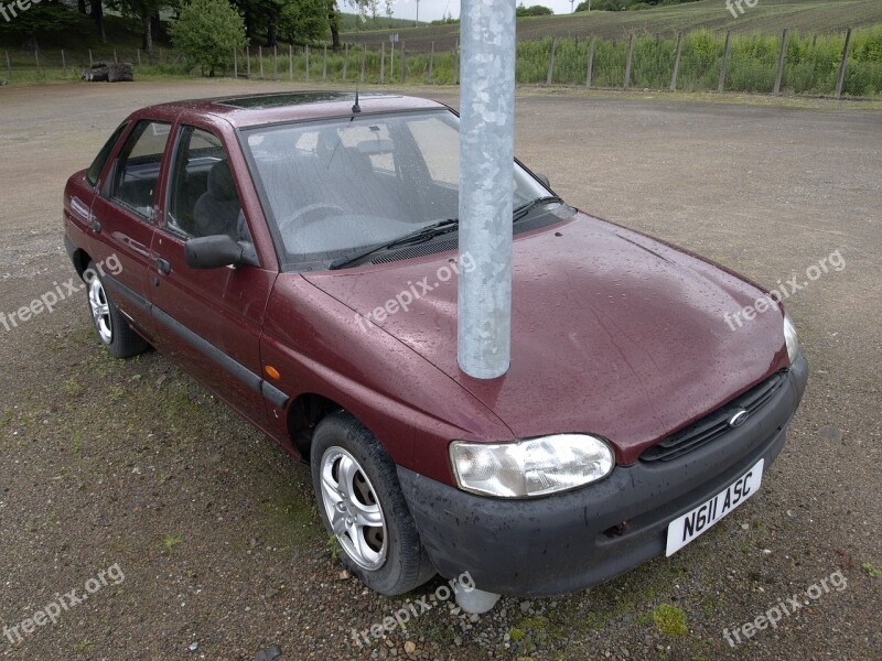 Auto Lamp Post Strange Parking Immobilizer