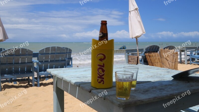 Beer Skol Sol Beach Drinks