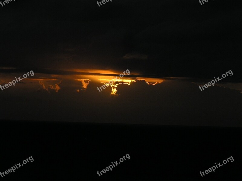 Sunrise Darkness Shelly Beach Nsw Australia Free Photos