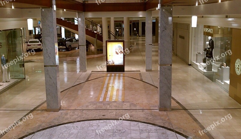 Mall Shopping Empty Shopping Mall Interior