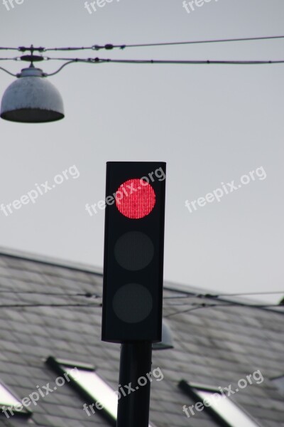 Traffic Lights Signal Lights Light Red Stop