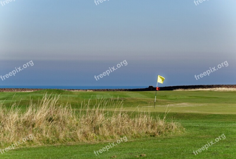 Golf Course Golf Flags Green Golf Course