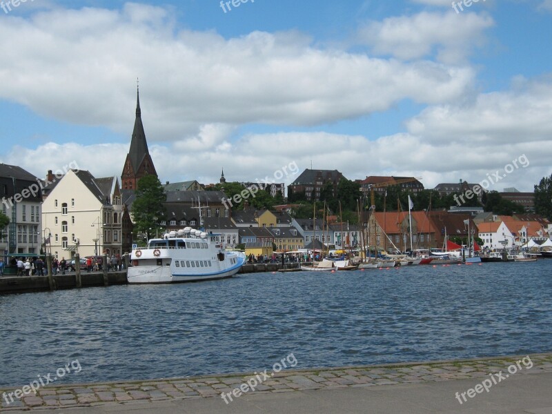 Förde Flensburg Top Of Port St Mary's Church Free Photos