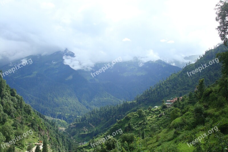 Clouds Himalayas Tosh Valley Travel