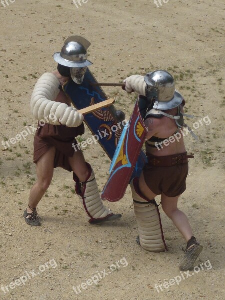 Gladiator Romans Fight Rome Gladiatorial Games