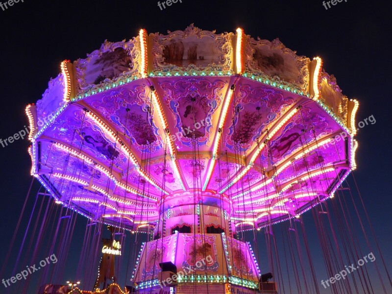 Hustle And Bustle Fair Year Market Folk Festival Ride