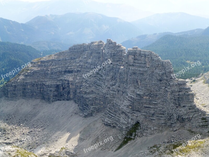 Panorama Alpine Landscape Nature View