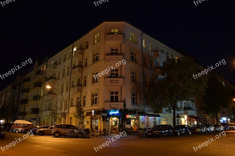 Friedrichshain Berlin Night Life Capital Facade