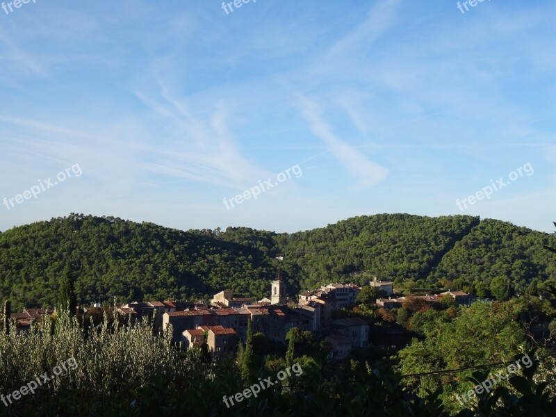 France Provence Mountains Village Forests