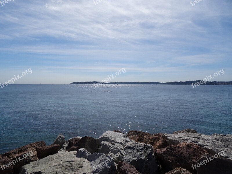 Saint Tropez France Landscape Ocean View