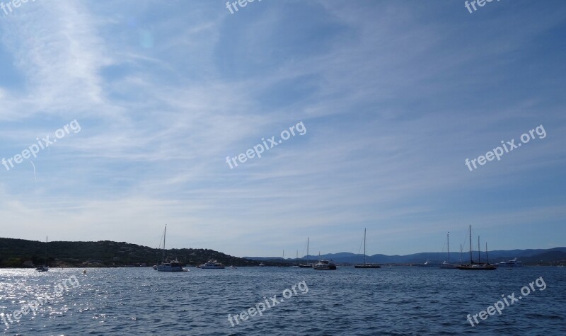 Landscape Sea Saint Tropez Vacation Summer