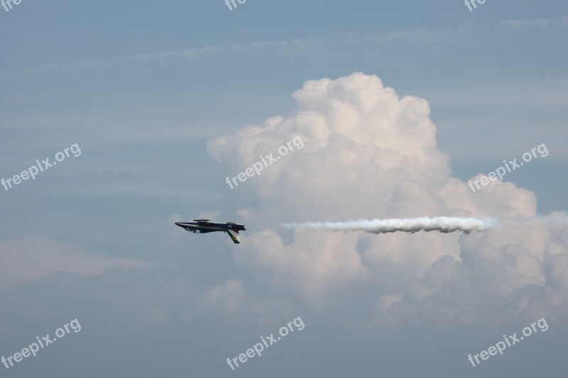 Frecce Tricolori Aircraft Aerobatic Team Military Aviation Aeronautics