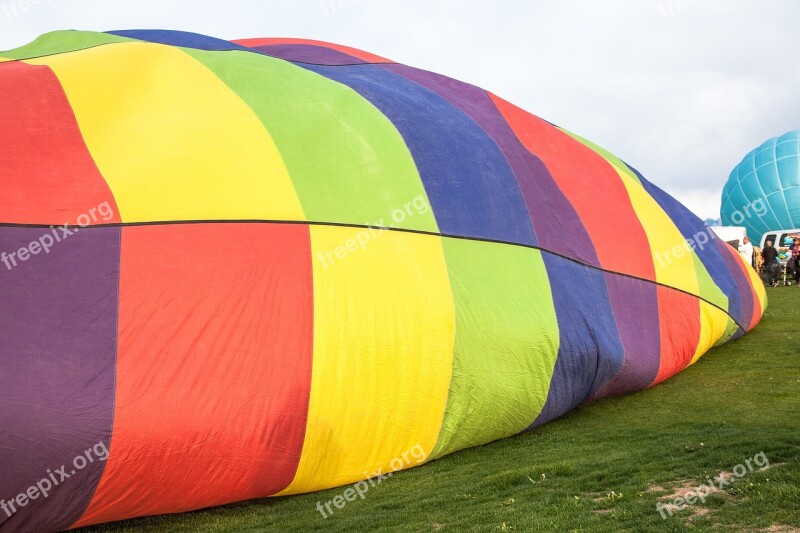 Hot Air Ballon Adventure Aerial Air Aircraft