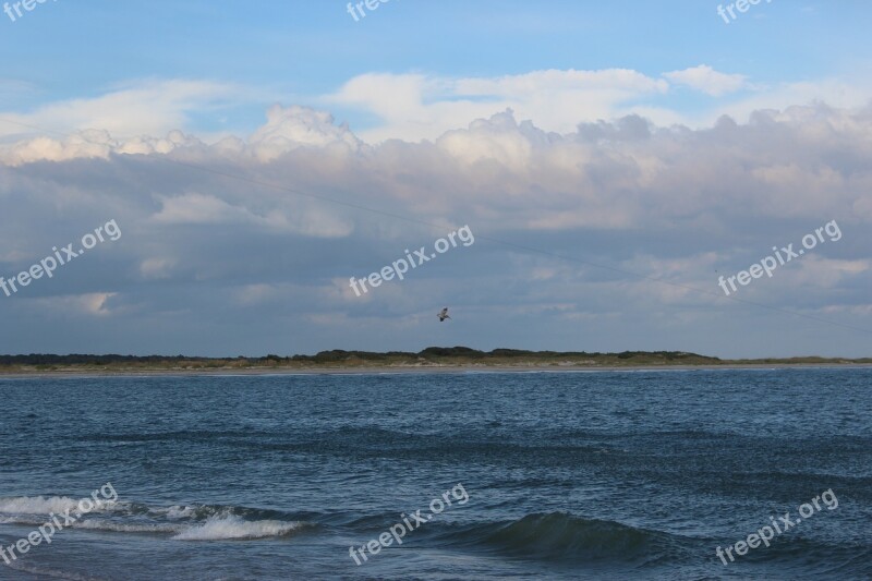 Beach Clouds Ocean Summer Landscape Seascape