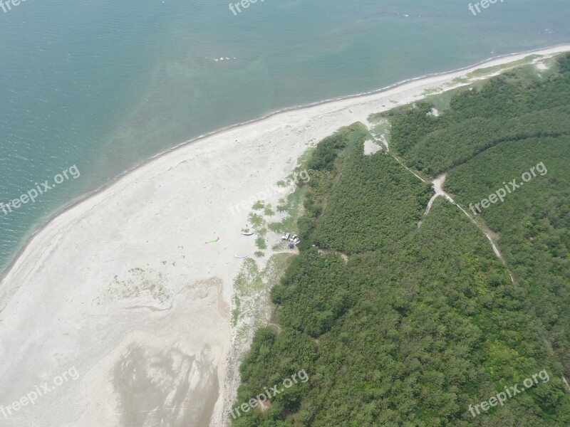 Paramotor Aerial Fukiagehama Seashore Watch Free Photos