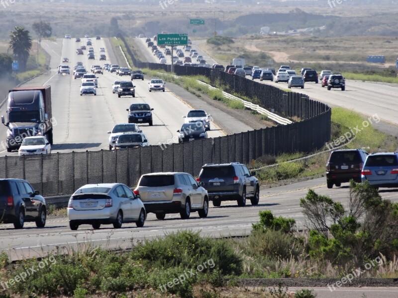 Traffic Highway Car Driving Road Travel