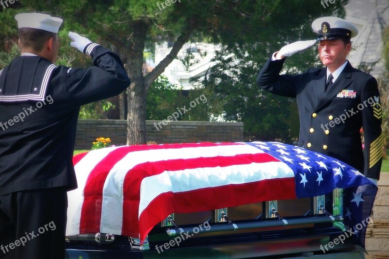 Navy Ceremony Memorial Sorrow Fallen